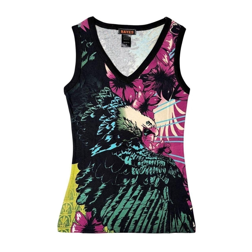 deadstock Hayes eagle graphic euro tank top